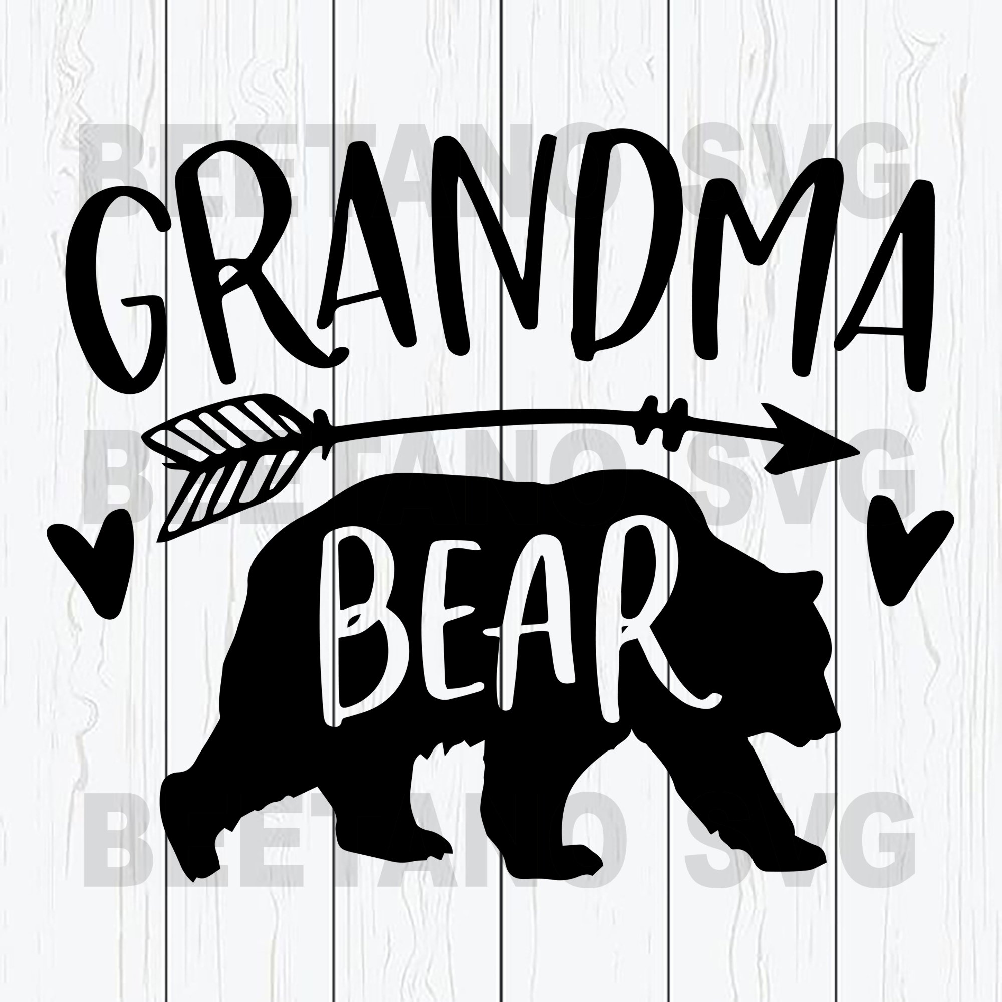 Terbaru Grandma Bear Svg Files Grandma Svg Bear Svg Family Svg Files For Instant Download SVG PNG EPS DXF File