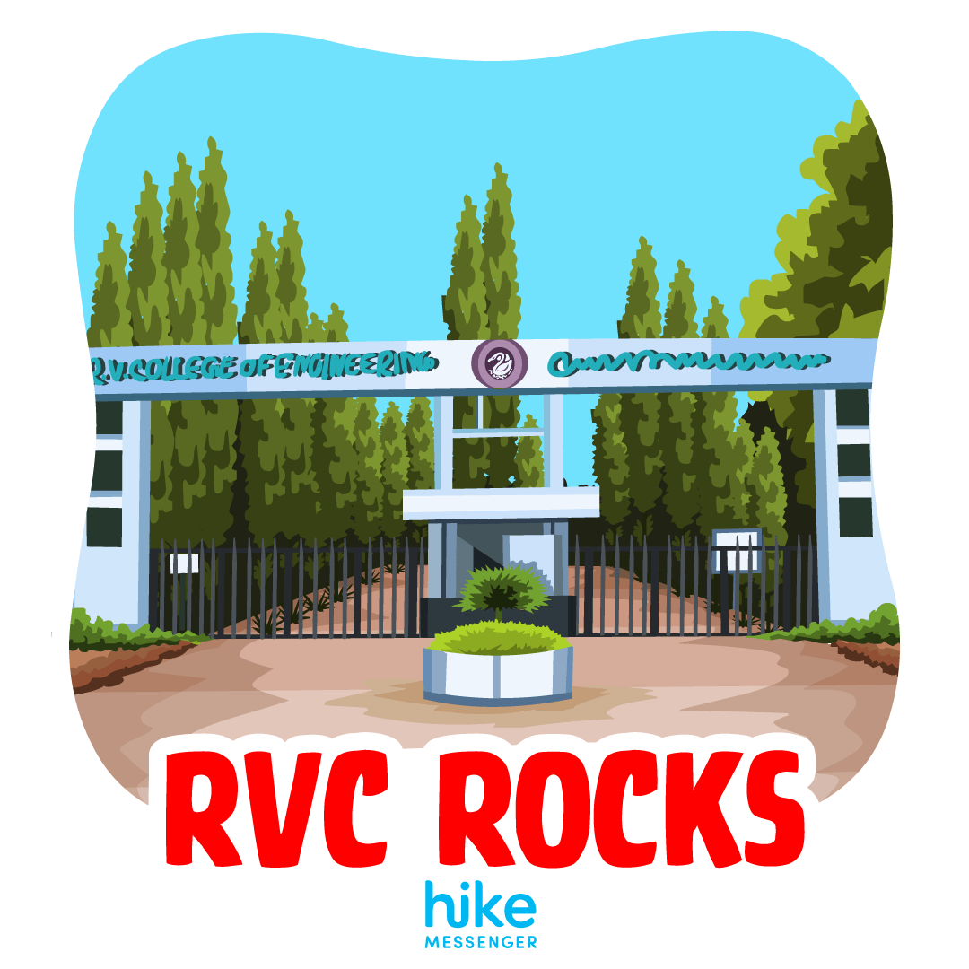 Hike college stickers