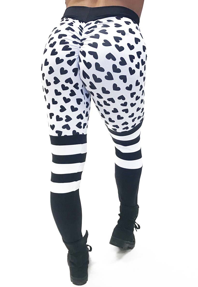 butt heart leggings