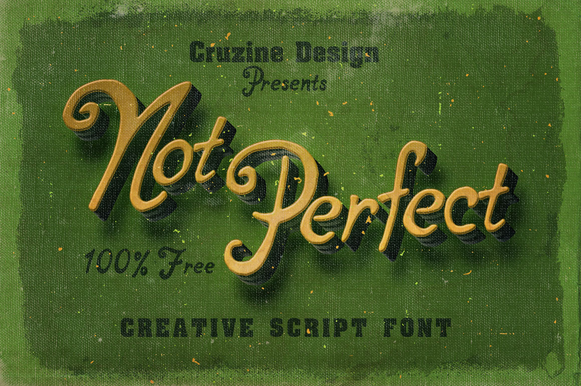 Not Perfect Font