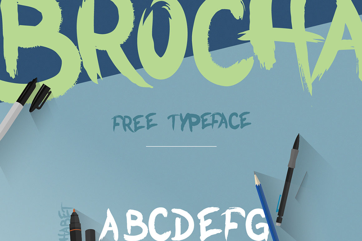 BROCHA – Free Typeface