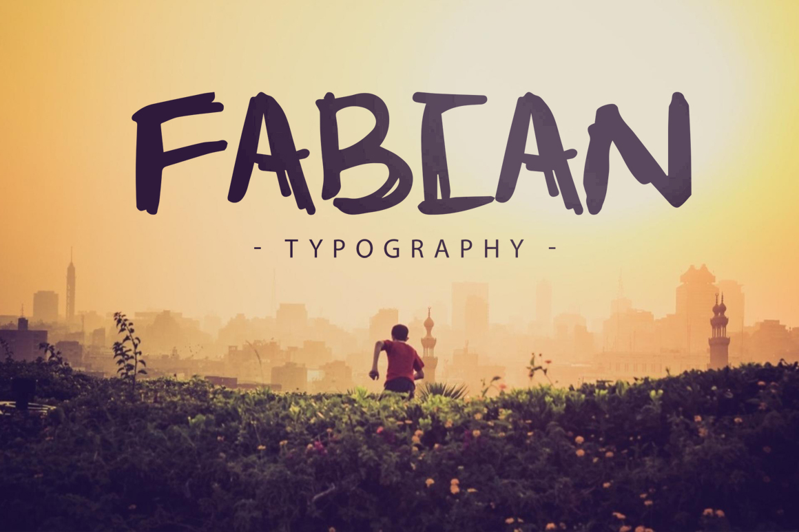 Fabian’s name [Script Typeface]