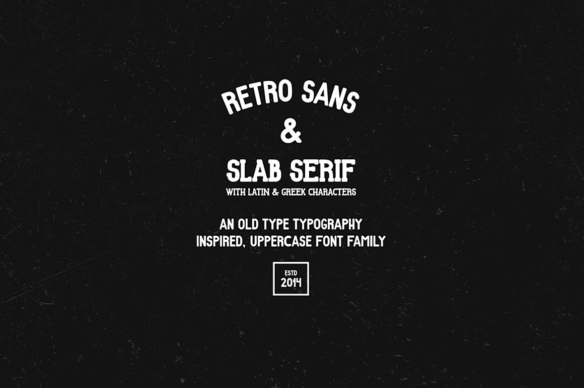 Retro Sans & Serif Font
