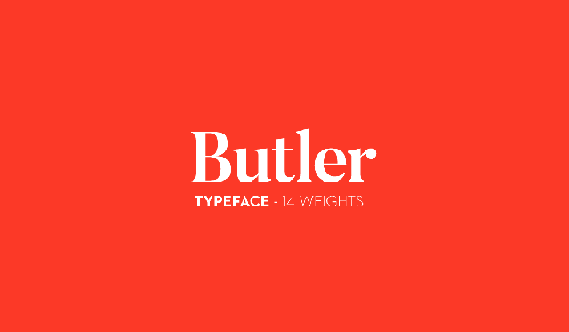 Butler Font