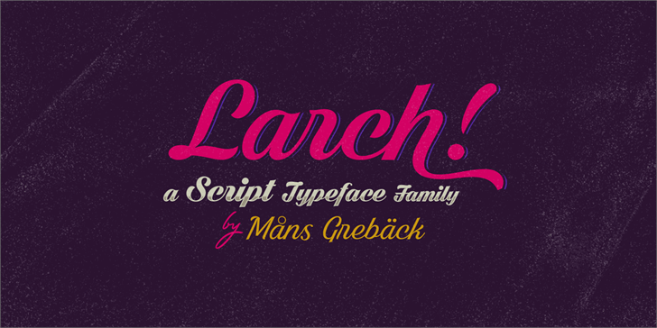 Black Larch Font