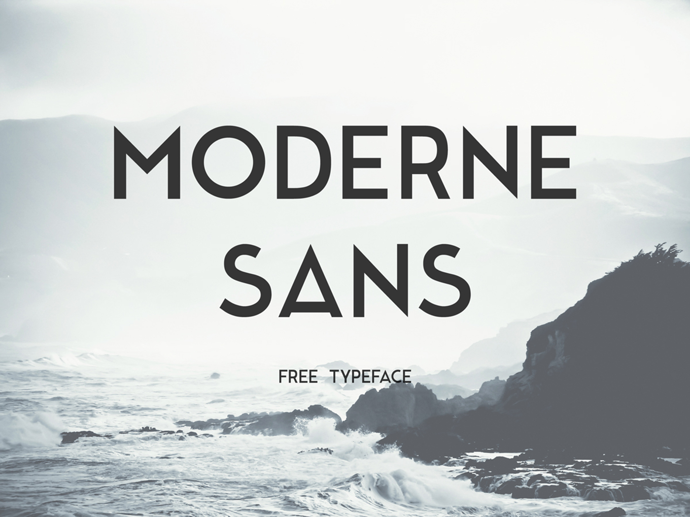 Moderne Sans Typeface