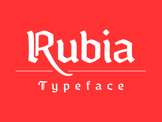 Rubia Typeface