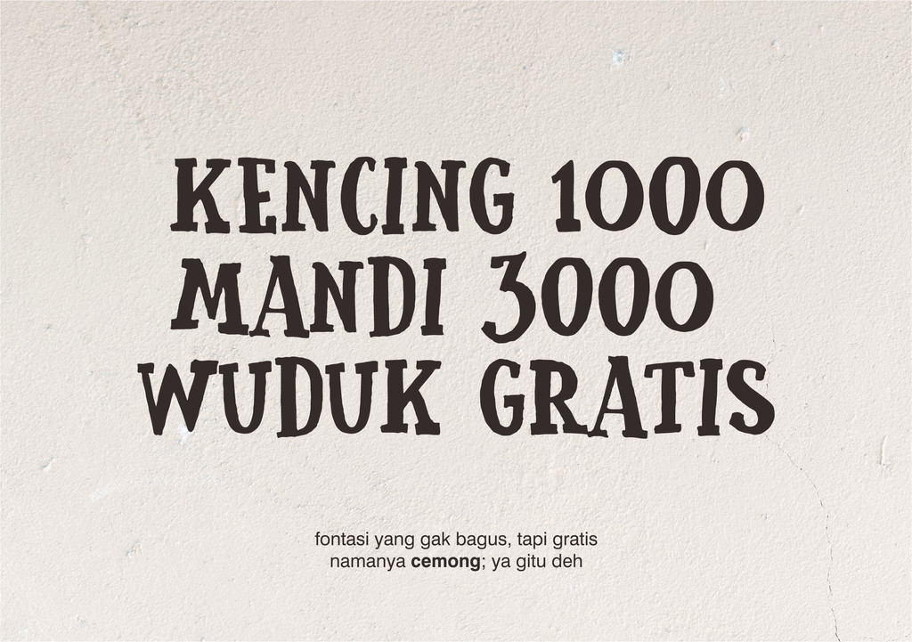 Cemong Font