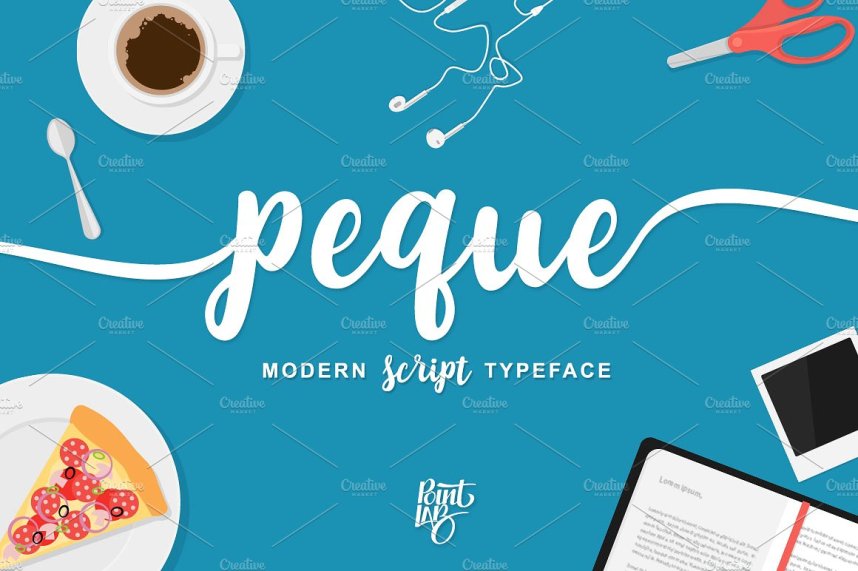 peque-script-font