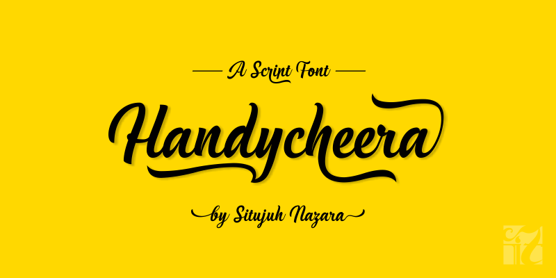 Handycheera Script Font