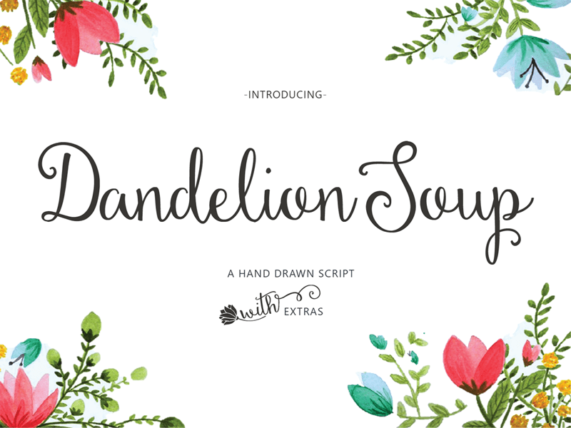 Dandelion Soup Script Font