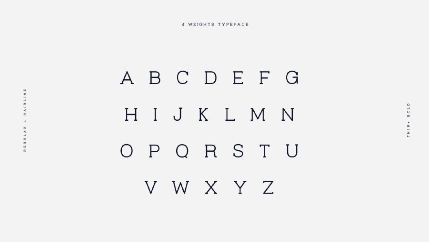 Virtuous Slab Typeface