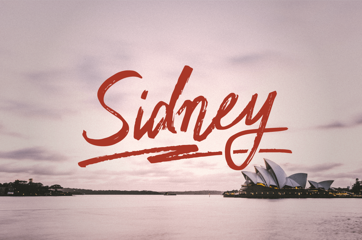 Sidney Script Font
