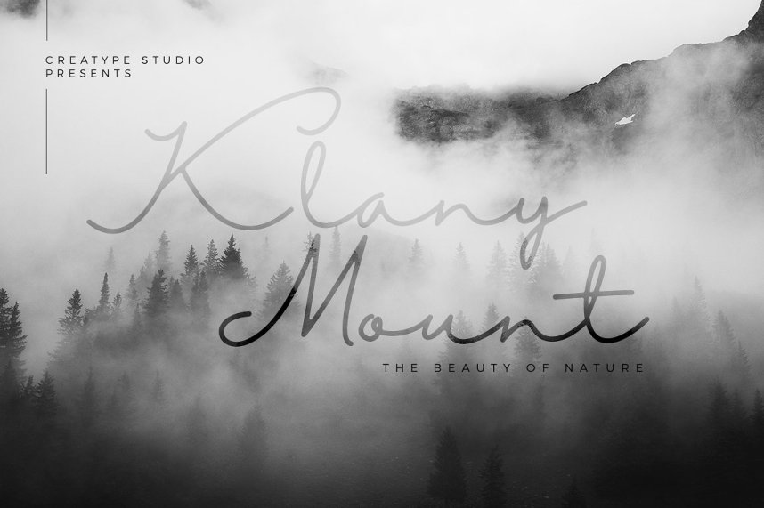 Halimun Script Style Font