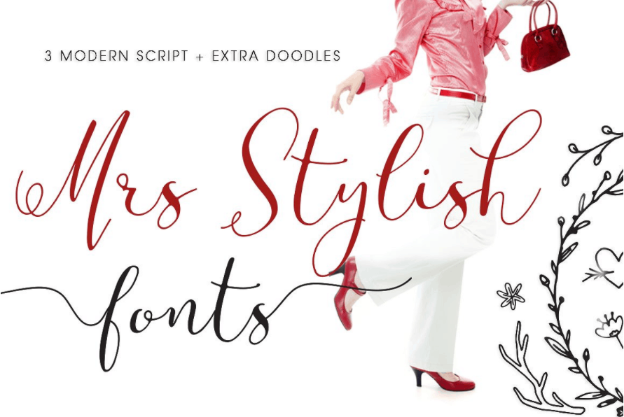 Mrs Stylish Script Font