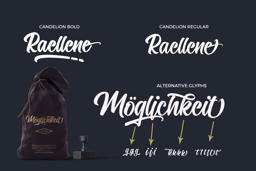 Candelion Script Font