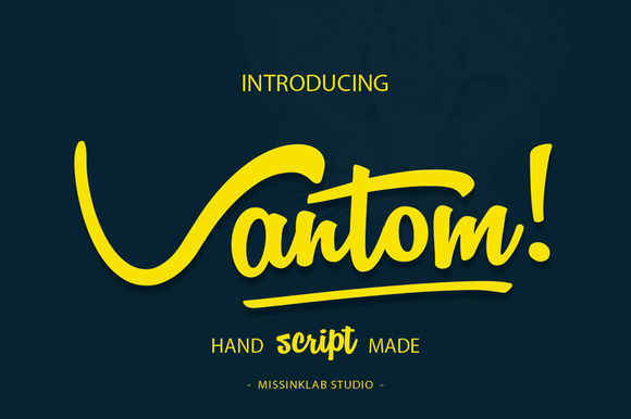 Vantom Script Font