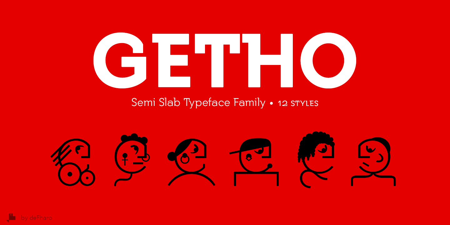 Getho Semi Sans Font preview image 5