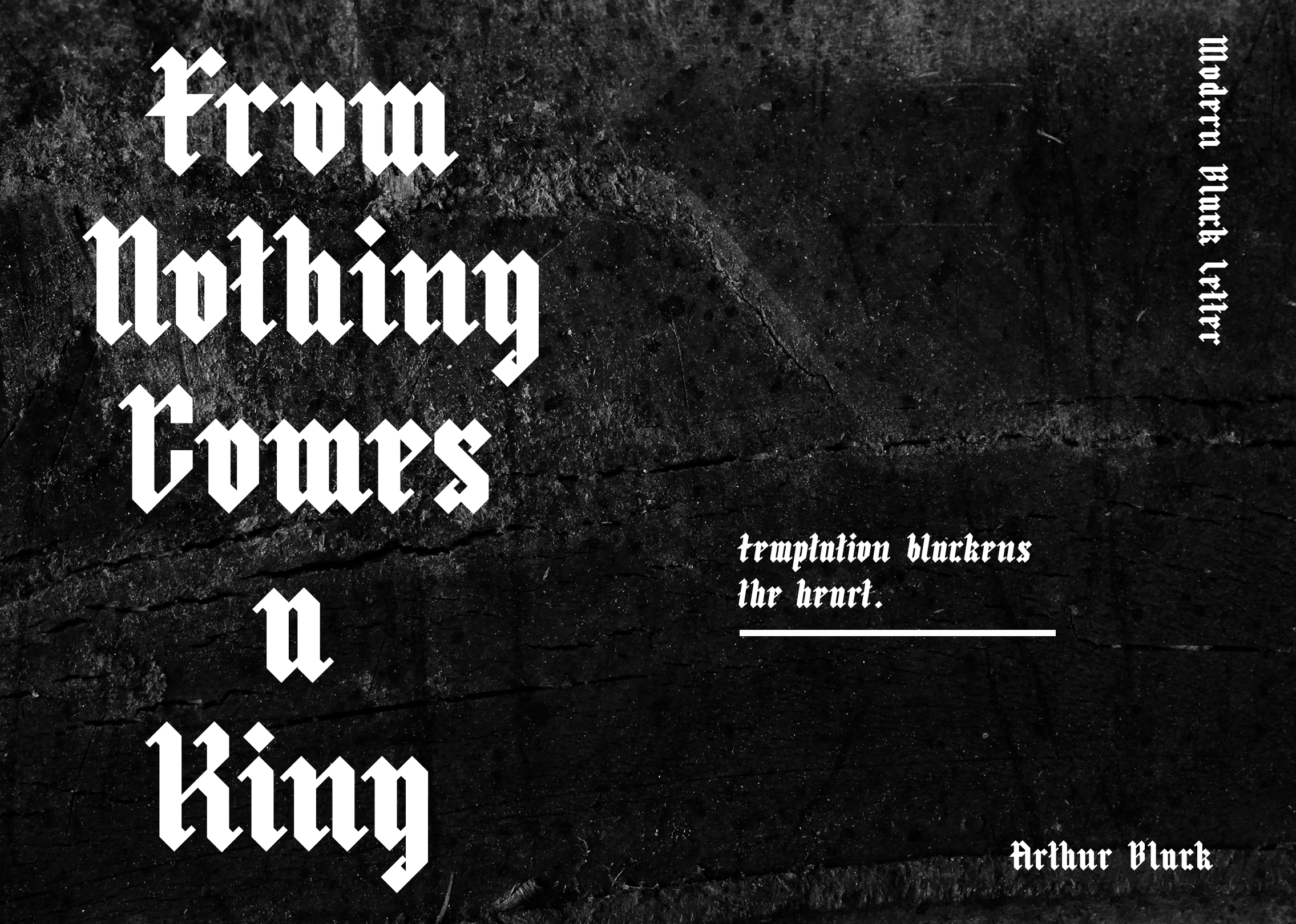 Arthur Black: Modern Black Letter preview image 3
