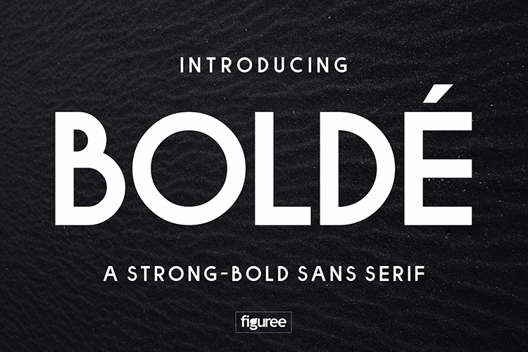 Bolde Sans Typeface