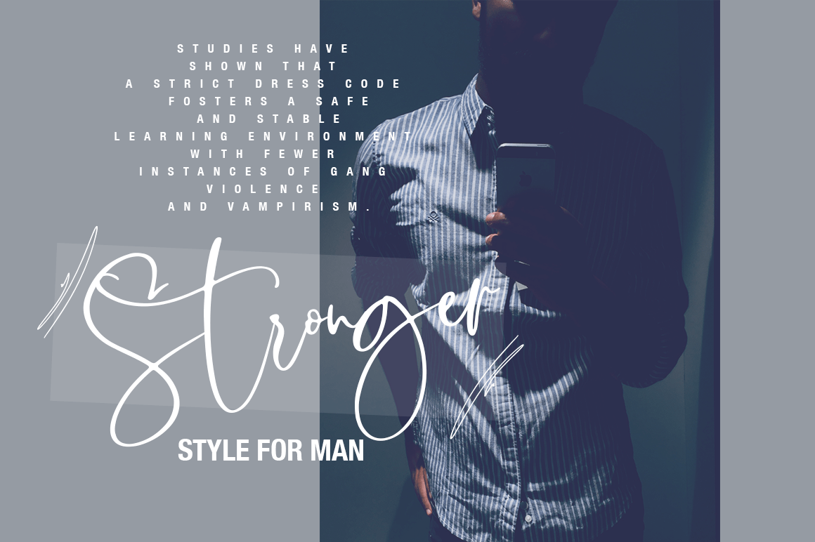 Rasty King Script Font preview image 3