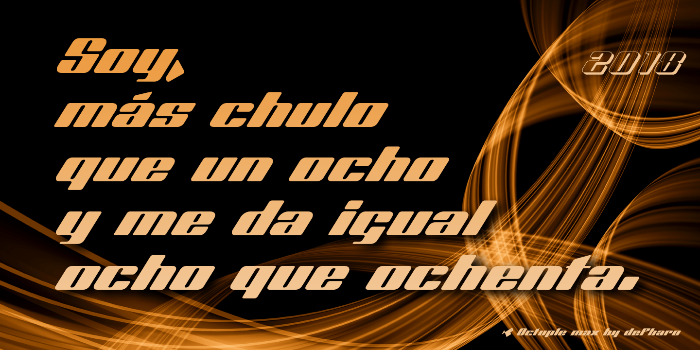 Octuple Max Font preview image 5