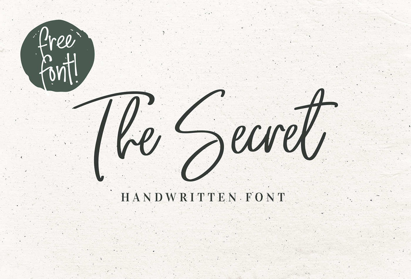 The Secret Script Font preview image 1