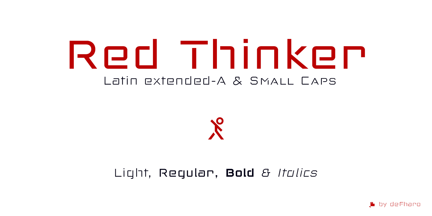 Red Thinker Font preview image 5