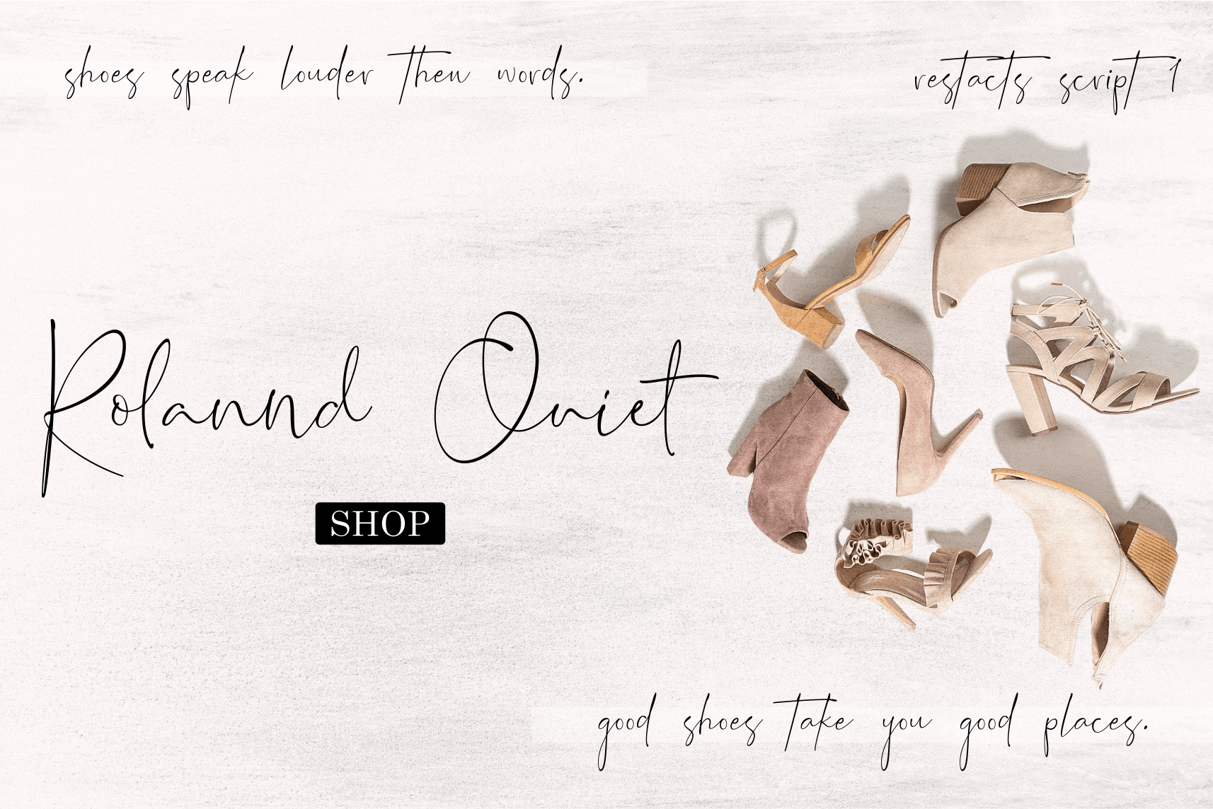 Restacts Handwritten Font preview image 3