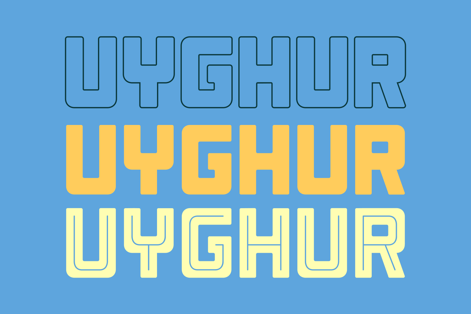 Uyghur Retro Font preview image 2