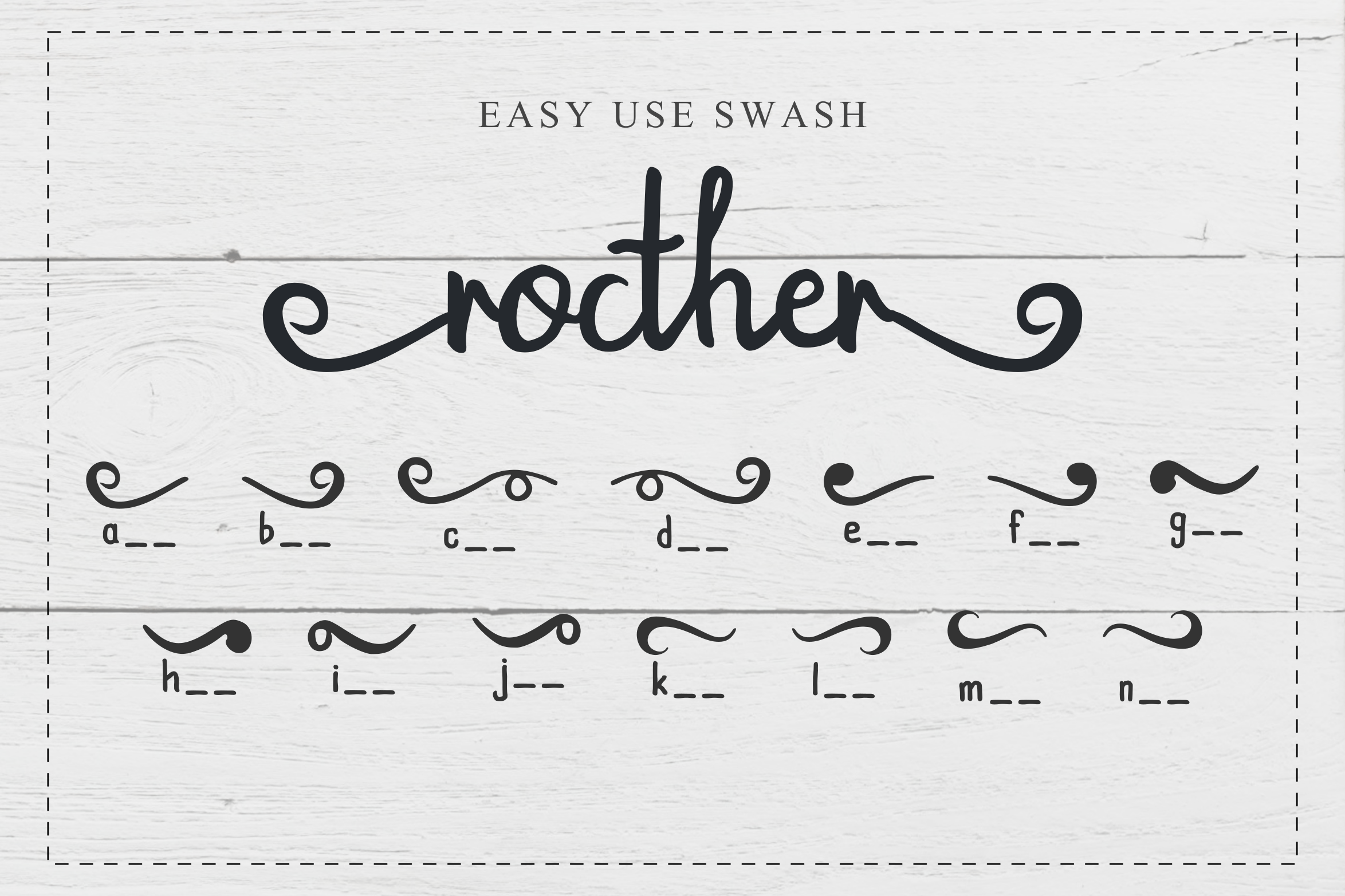 Rocther Script Font preview image 5
