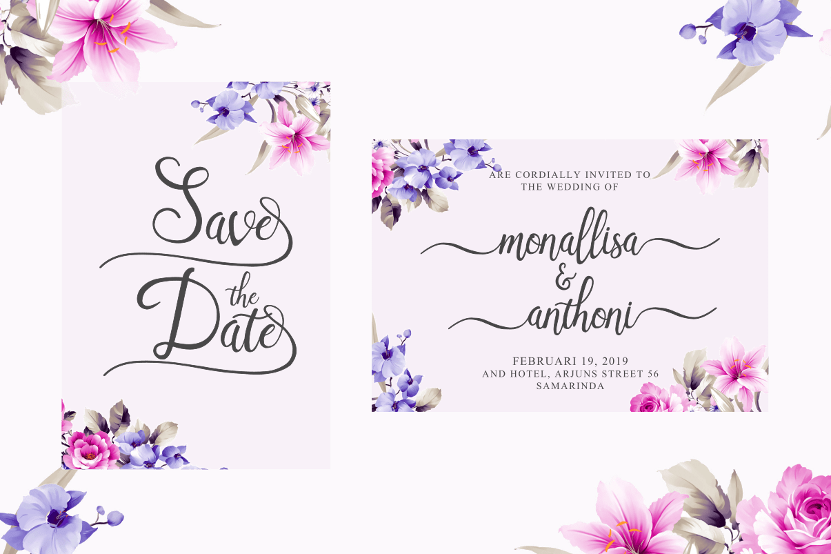 Sallisa Script Font preview image 4