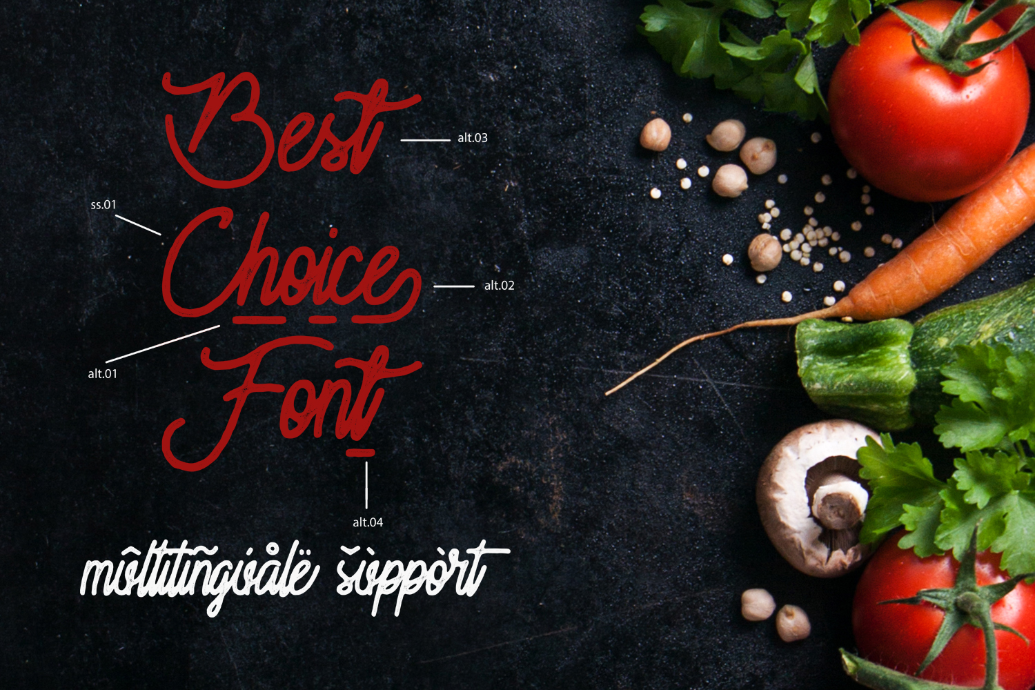 Moonchrome Typeface preview image 5