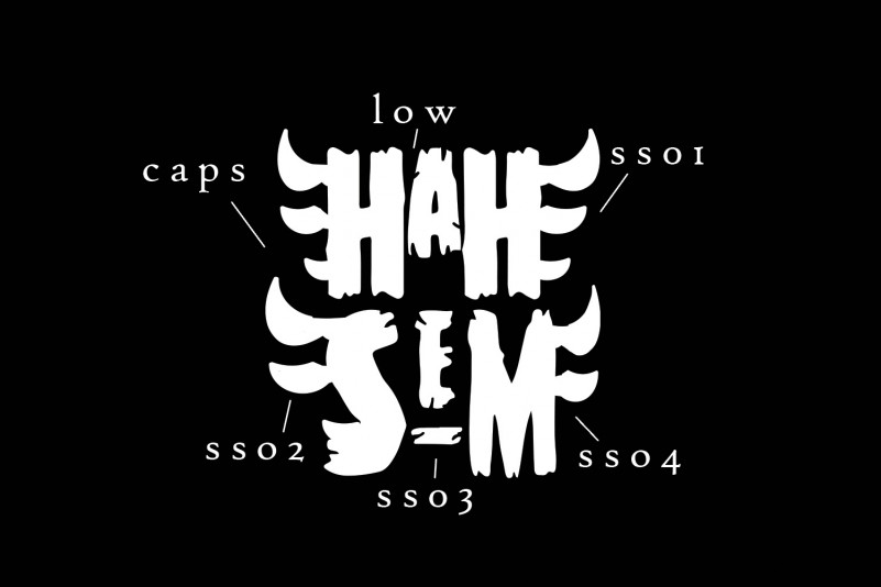 Hah Sem Display Font preview image 3