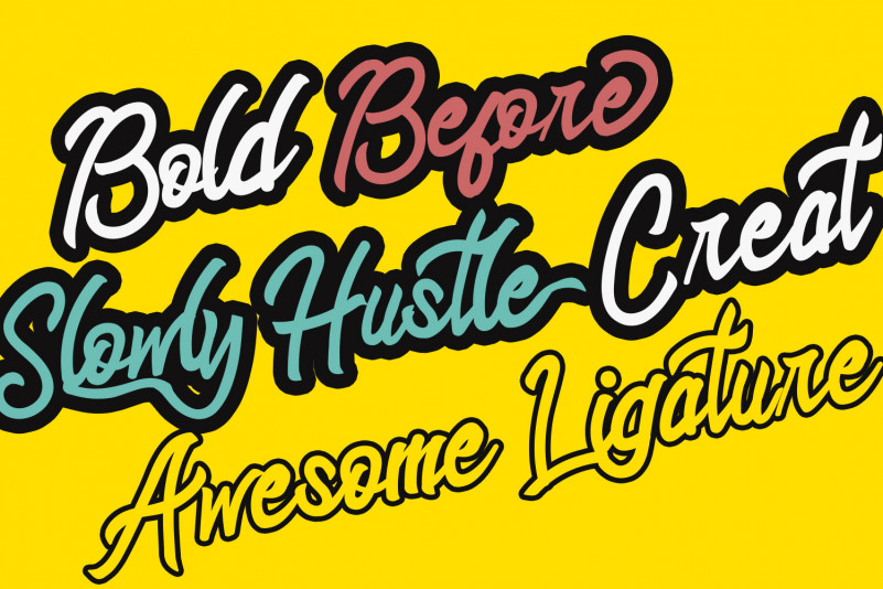 Sinestesia Script Font preview image 2