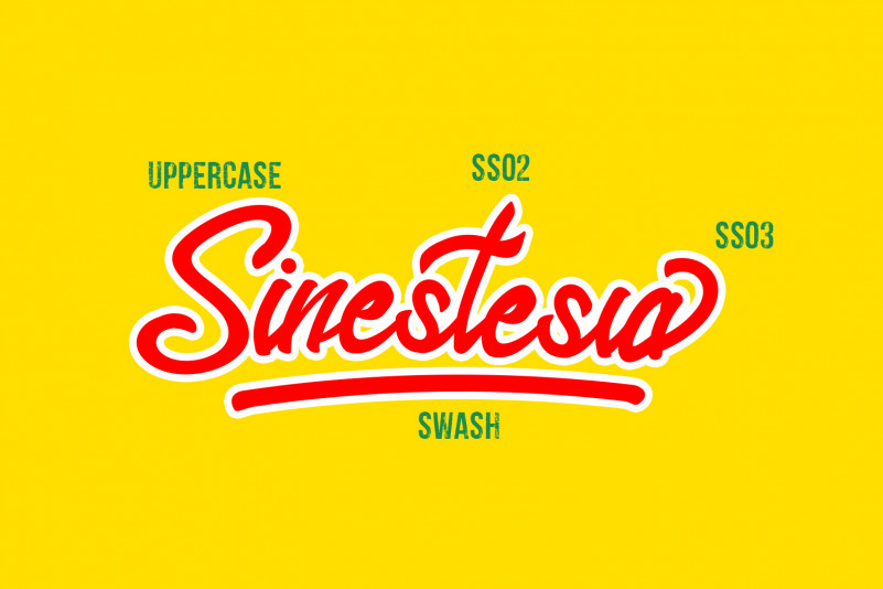 Sinestesia Script Font preview image 3