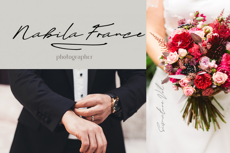 Sophia Bella Signature Font preview image 4