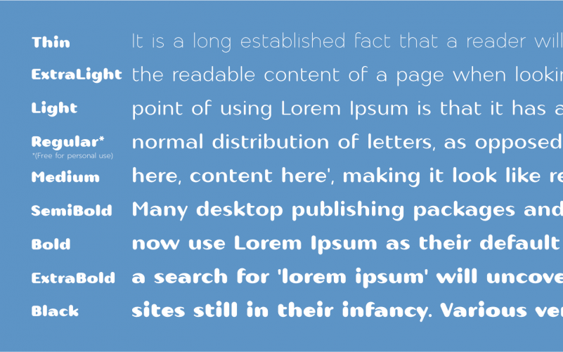 Thanmon Sans Serif Font preview image 5