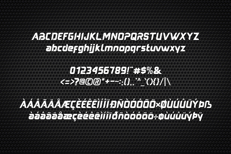 Austere Display Font preview image 2