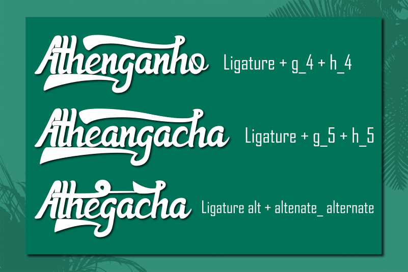 Athena Script Font preview image 4