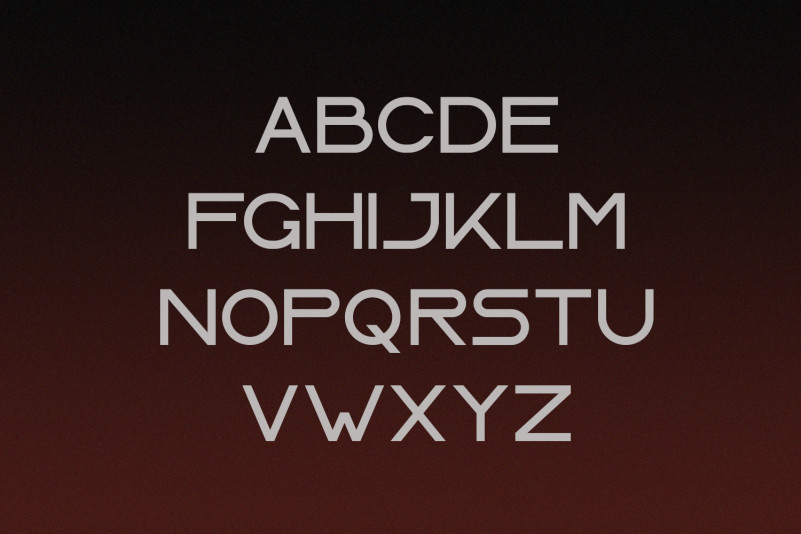 Laser Display Font preview image 3
