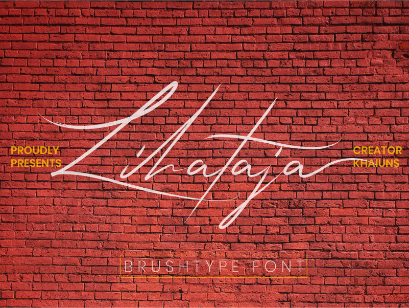 Free Lihataja Brush Font