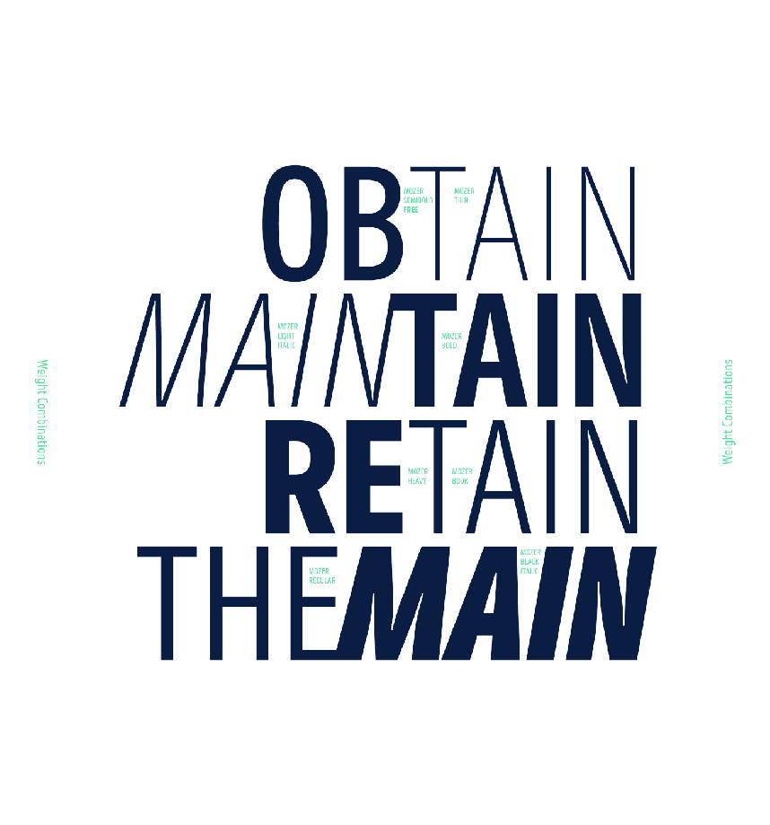 Mozer Font Family