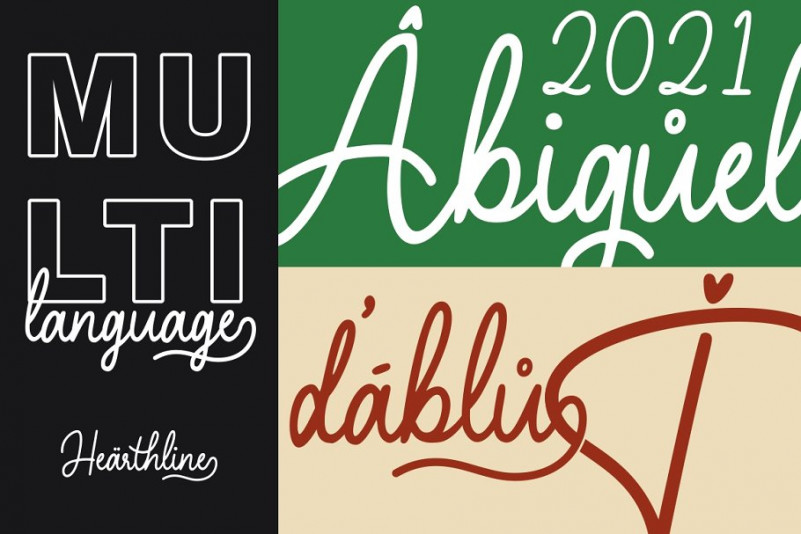 Hearthline Font