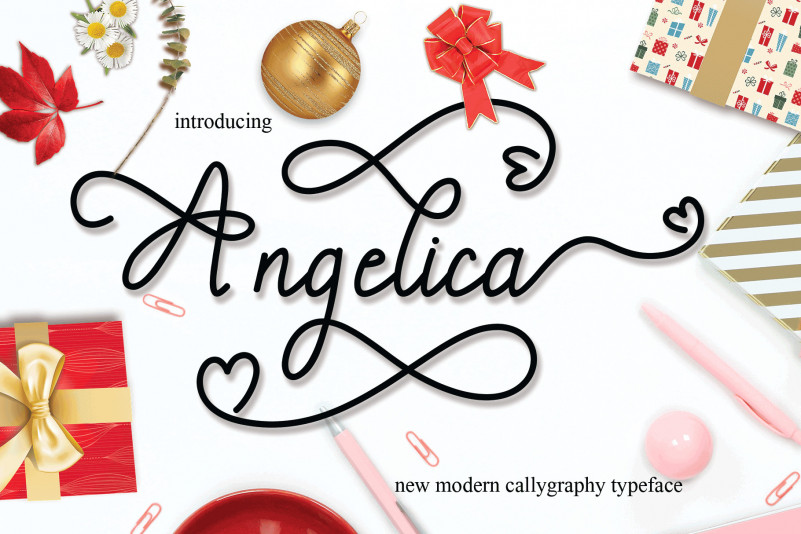 Angelica Calligraphy Font