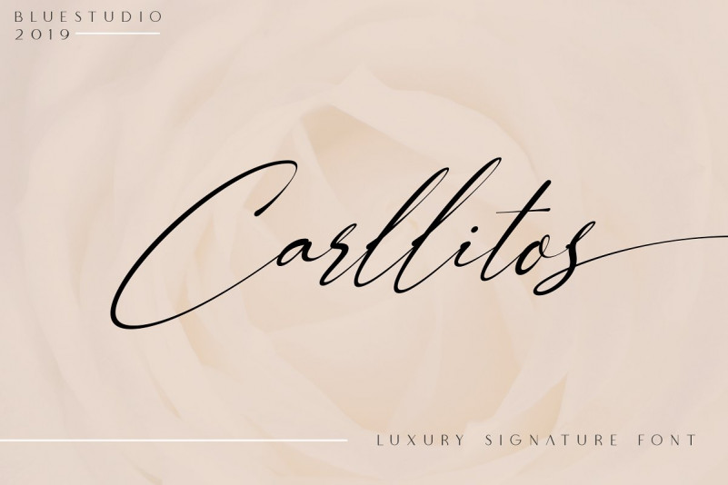 Carllitos Signature Font