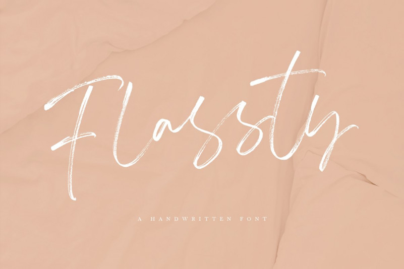 Flassty Handwritten Font