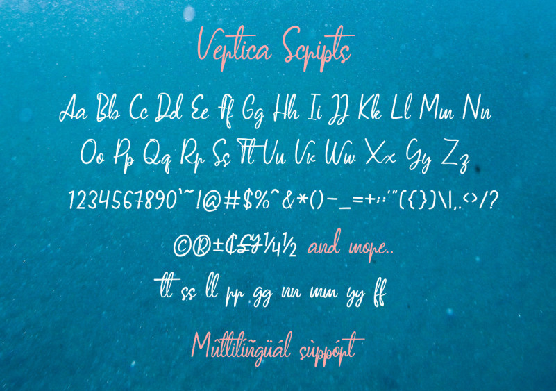 Vertica Script Font preview image 5