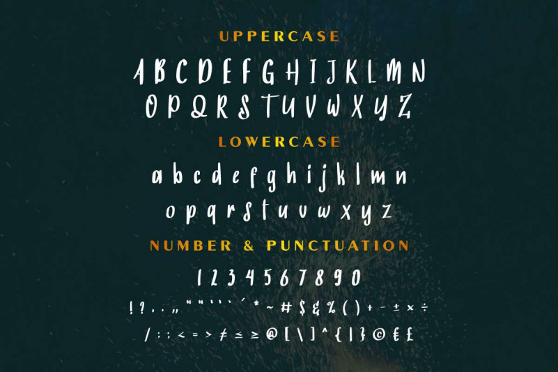 BurningSun Marker Script Font preview image 3