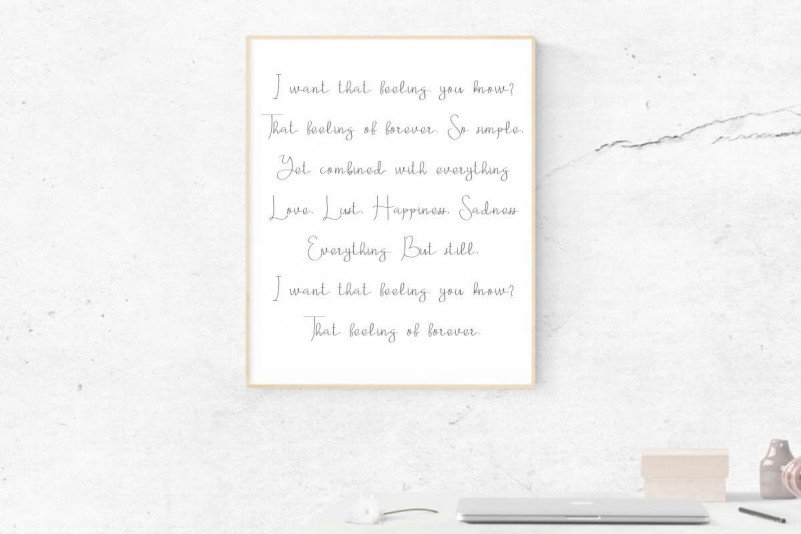 Meiriona Handwriting Font preview image 3
